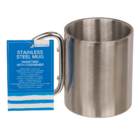 Stainless steel mug with carabiner, Maritime,