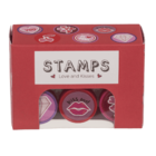 Stamps, Hearts and Kisses, 2,5 cm.