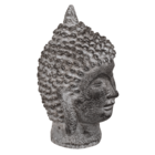 Statuette en polyrésine, Tête de Bouddha,