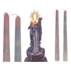 Stick drip candle, 26 x 2 cm,