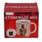 Stoneware Mug, Stripper Boy, with thermal effect,