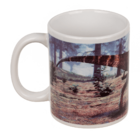 Stoneware mug,T-Rex, with thermal effect,
