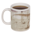 Stoneware mug,T-Rex, with thermal effect,
