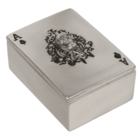 Storage box for playing cards, Skull,