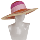 Straw Hat, Happy colours, One size