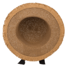 Straw Hat with ribbon. basic chic,