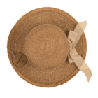 Straw Hat with ribbon. basic chic,