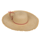 Straw Hat with ribbon, Elegant Chic,