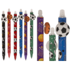 Stylo effaçable, football et basket-ball