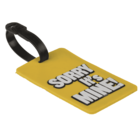 Tarjeta para la maleta con frases ingleses,