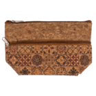 Tasche aus Kork, Mandala, mit Reissverschluss,