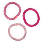 Textile hairband/bracelet, Pink Shades