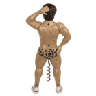 Tire-bouchon, Homme muscle retro,