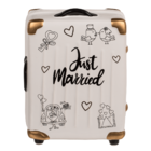 Tirelire valise trolley, Just Married,