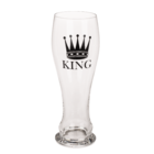Trinkglas, King & Queen, für ca. 600 & 430 ml,