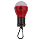 Universal camping lamp, with carabiner hook,