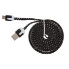 USB & USB-C-Kabel mit Textilummantelung,