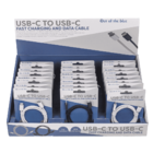 USB-C to USB-C fast charging and data cable, 1 m.,