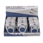 USB-C to USB-C fast charging and data cable, 1 m.,