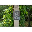 Weather forecasting stone, slate stone tablet with