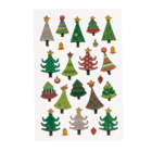 Weihnachts-Soft-Sticker-Set, Bogengröße 14 x 25 cm