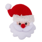 Weihnachtsmann-Button, Blinkie, mit LED