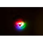 Weihnachtsmann-Button, Blinkie, mit LED