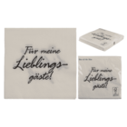 White-grey paper napkins,