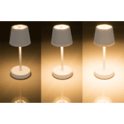 White Table lamp with LED,