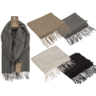 Winter scarf with fringes,