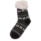 Woman comfort sock, Black & grey,