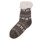 Woman comfort sock, Black & grey,