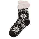 Woman comfort sock, Black & grey,