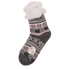 Woman comfort sock, Black & grey,