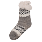 Woman comfort sock, Black & grey,