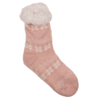 Woman comfort socks, Ice flower and dots,