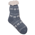 Woman comfort socks, Ice flower and dots,