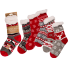 Women comfort socks, Ice Flower & Reindeer