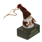 Wooden figurine with fabric cover,