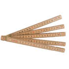 Wooden Folding Ruler with wording, L: 2 m,