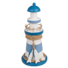 Wooden lighthouse with LED,