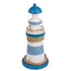 Wooden lighthouse with LED,