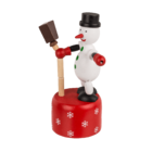 Wooden Pushing Puppet, Christmas,