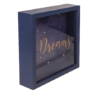 Wooden saving box, Dreams,