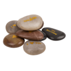 Worry stone with english wording,