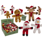 Xmas Plush with magnet, 15 cm,