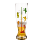 XXL Beer Glass, Stages of Drinking,