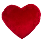 XXL-Corazón rojo de peluche, I love you,
