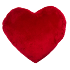XXL-Red plush heart, JE T'AIME,